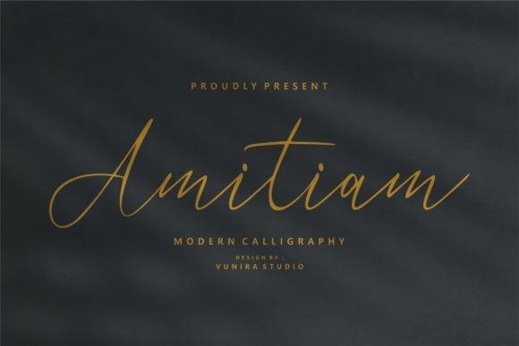 Amitiam: Elevate Your Brand Identity With Modern Calligraphy