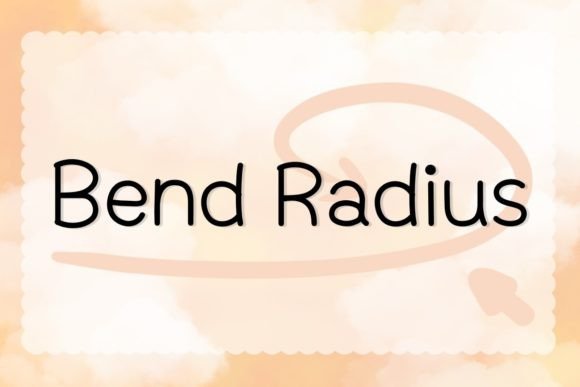 Bend Radius: A Sweet Handwritten Typeface for Authentic Brand Identities