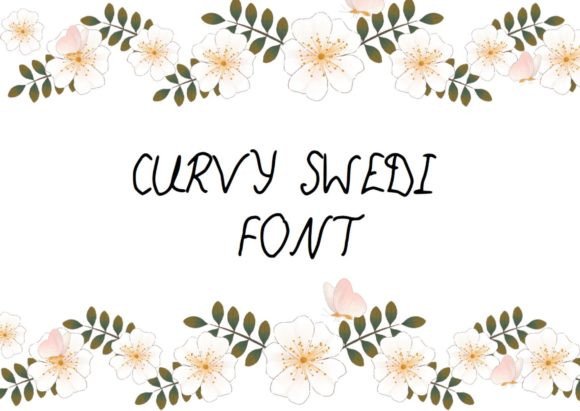 Curvy Swedi: The Perfect Handwritten Font for Your Craft Shop