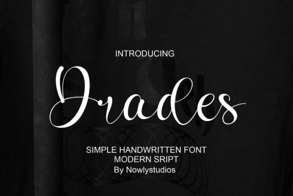 Drades: The Handwritten Font That Elevates Small Business Branding