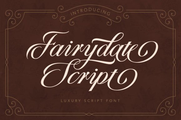 Fairydate: The Luxury Script Font That Elevates Campaign Visuals