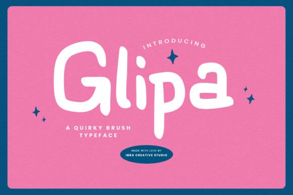 Glipa Typeface: A Quirky Script Amp for Bold Small Business Branding