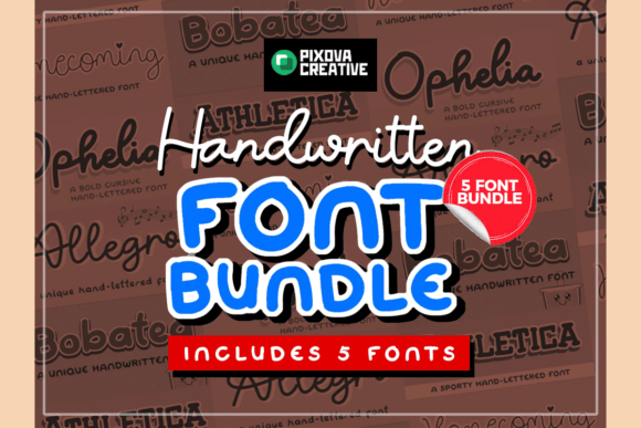 Handwriting Bundle: A Modern Typeface for Editorial Design