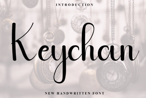 Keychan: The Elegant Script Font That Elevates Small Business Branding