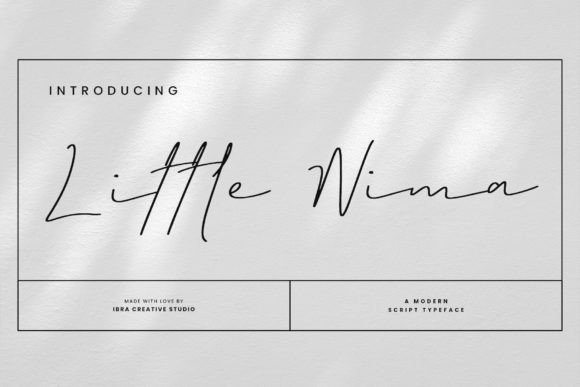 Little Nima: The Perfect Modern Script Font for Handmade Products