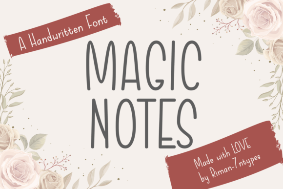 Magic Notes: A Premium Display Typeface for Modern Campaigns