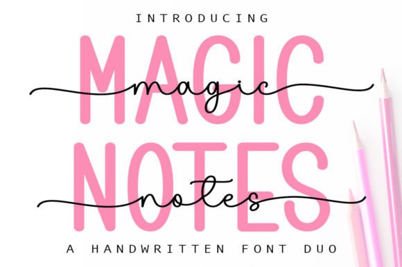 Magic Notes Duo Typeface Review: A Romantic Touch for Digital Brands