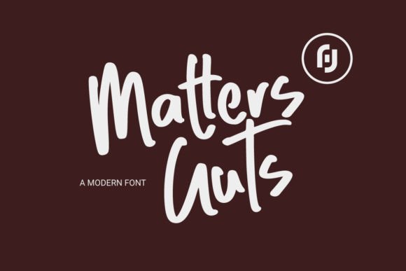 Matters Guts Font: The Bold Typeface for Memorable Brand Identity