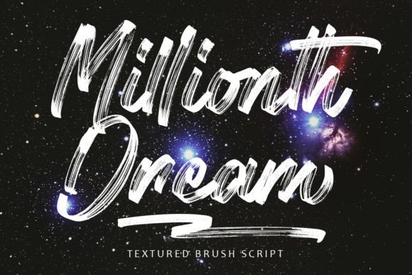 Millionth Dream: The Perfect Script Font for Handmade Products