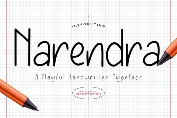 Narendra: The Handwritten Font That Builds Trust for Small Businesses