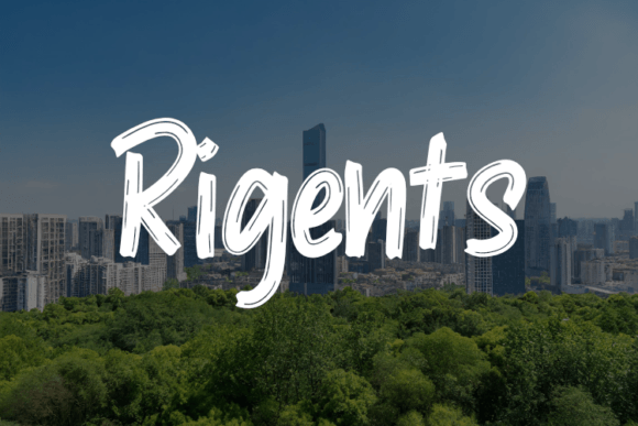 Rigents: The Minimalist Script Font for Handmade Product Labels