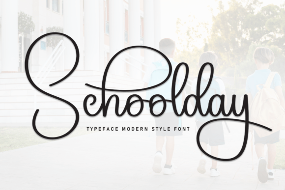 Schoolday: A Graceful Handwritten Typeface for Editorial Design
