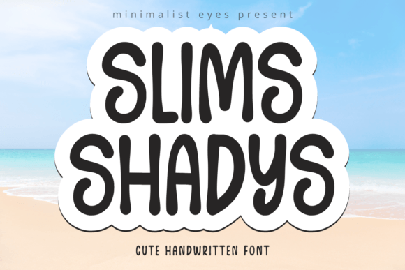 Slims Shadys: A Playful Typeface for Festive Editorial Design