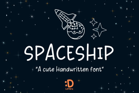 Spaceship Font: A Handwritten Typeface for Modern Digital Layouts