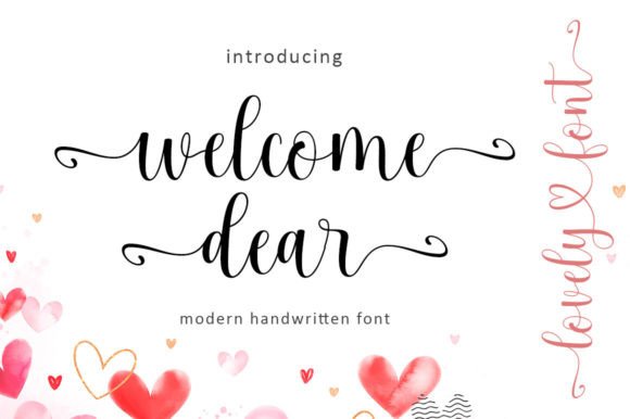 Welcome Dear: The Modern Script Typeface for Scroll-Stopping Campaigns