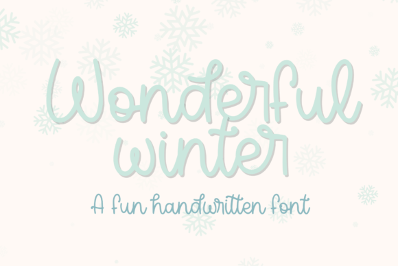 Wonderful Winter: The Handwritten Typeface That Elevates Campaigns